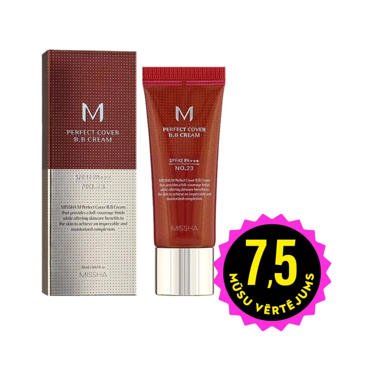 MISSHA Perfect Cover SPF42 BB krēms sejai