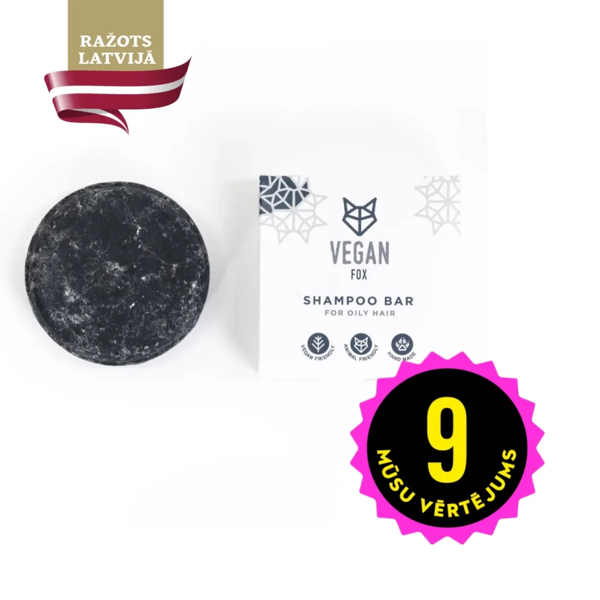 Vegan Fox Cietais šampūns