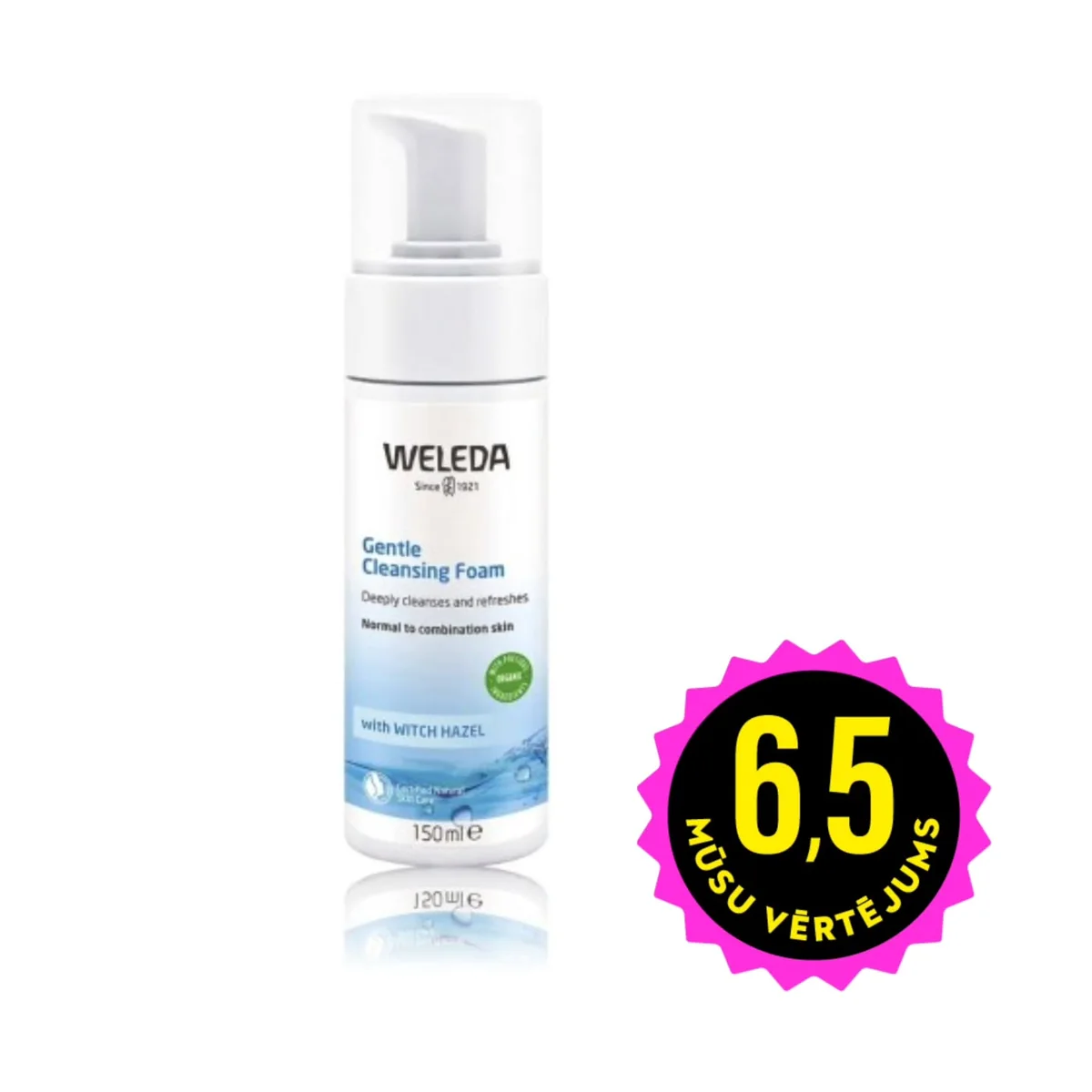 Weleda Gentle Cleansing Foam attīrošas sejas putas normālai un kombinētai ādai