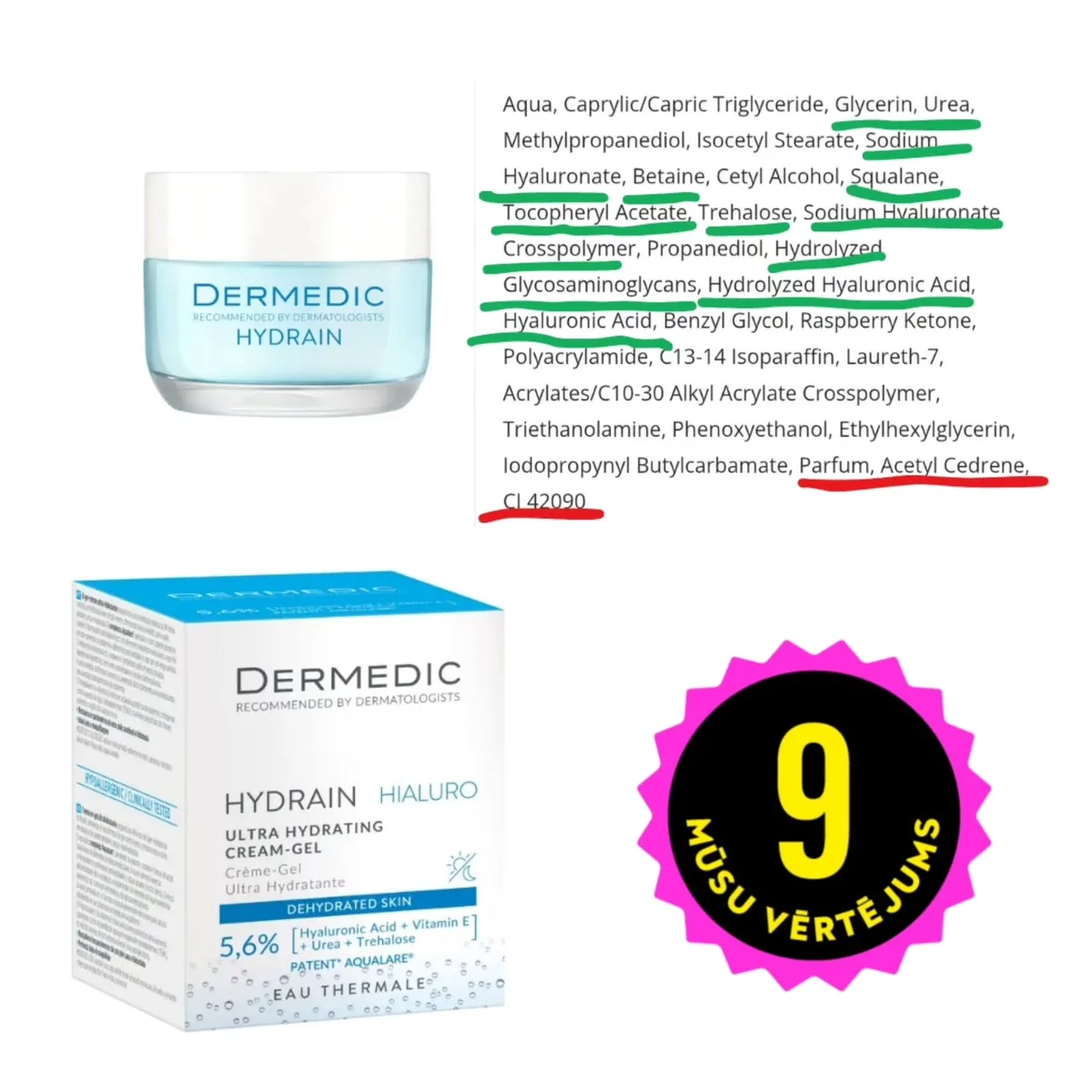 Dermedic Hydrain Hialuro Ultra Hydrating Cream-Gel