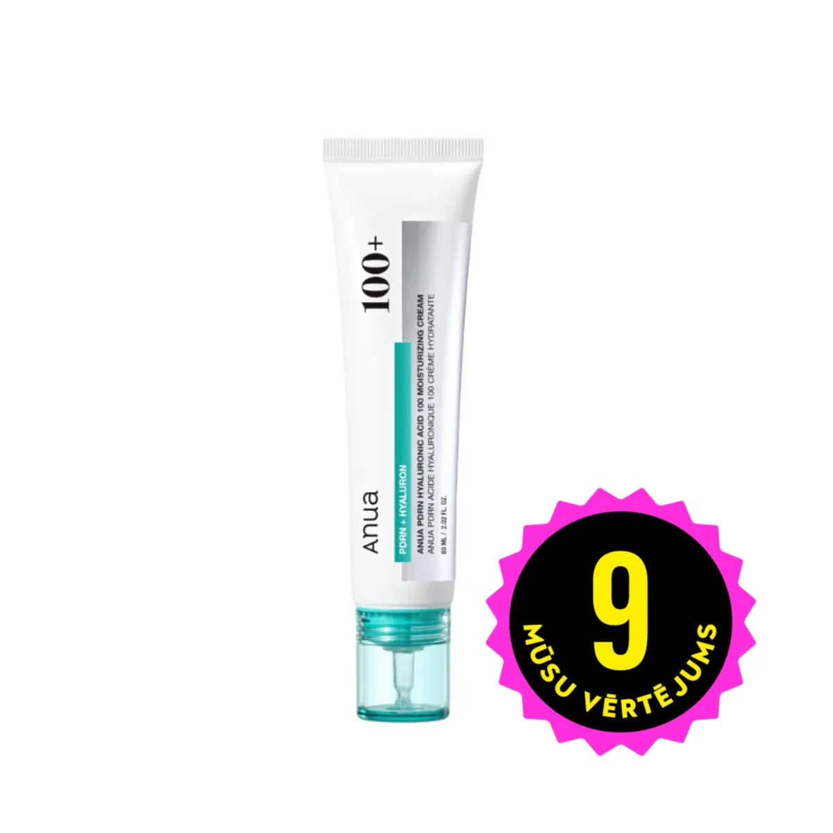 Anua Moisturizing Cream PDRN Hyaluronic Acid 100 mitrinošs krēms ar PDRN un hialuronskābi