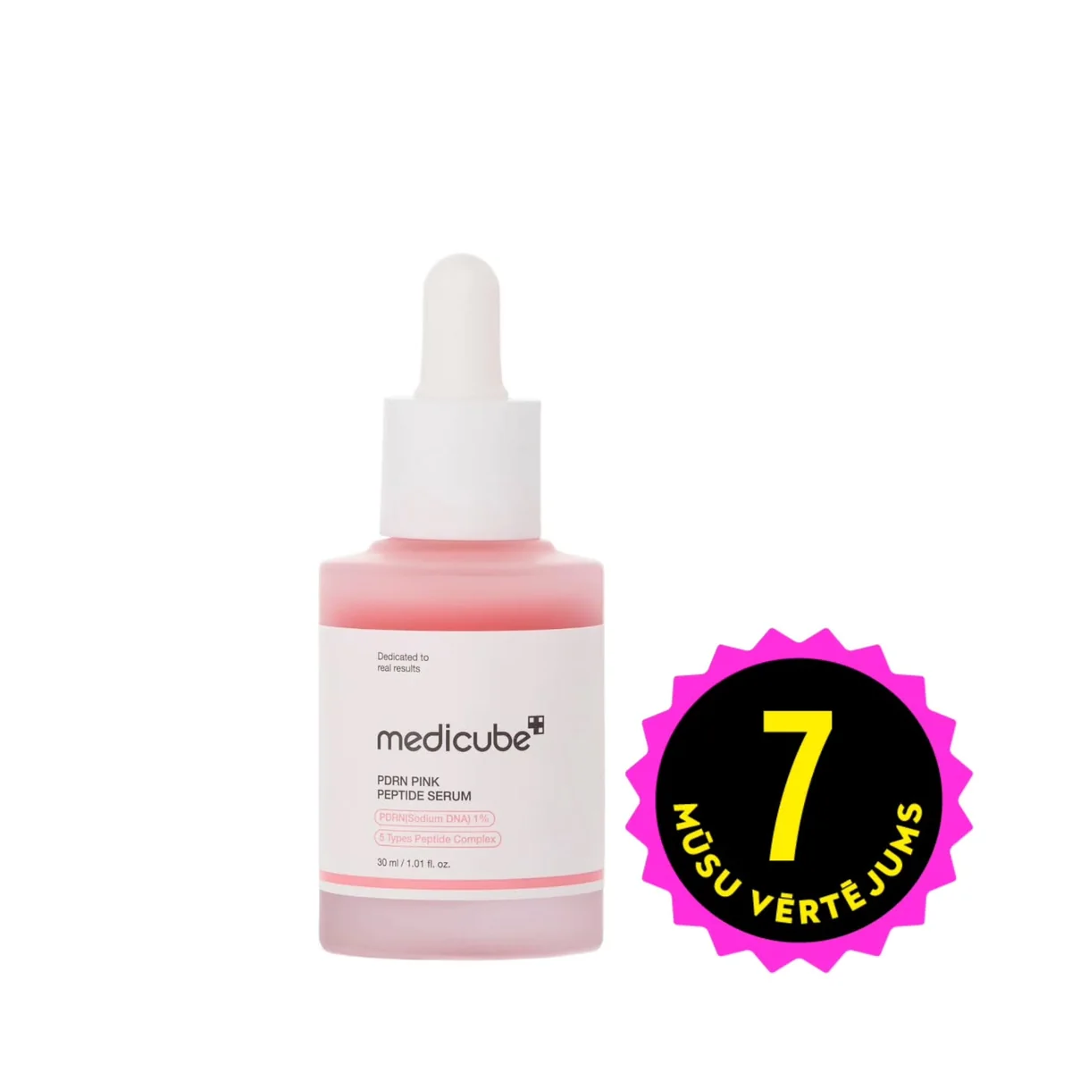 Medicube PDRN Pink Peptide Serum nostiprinošs serums ar peptīdiem