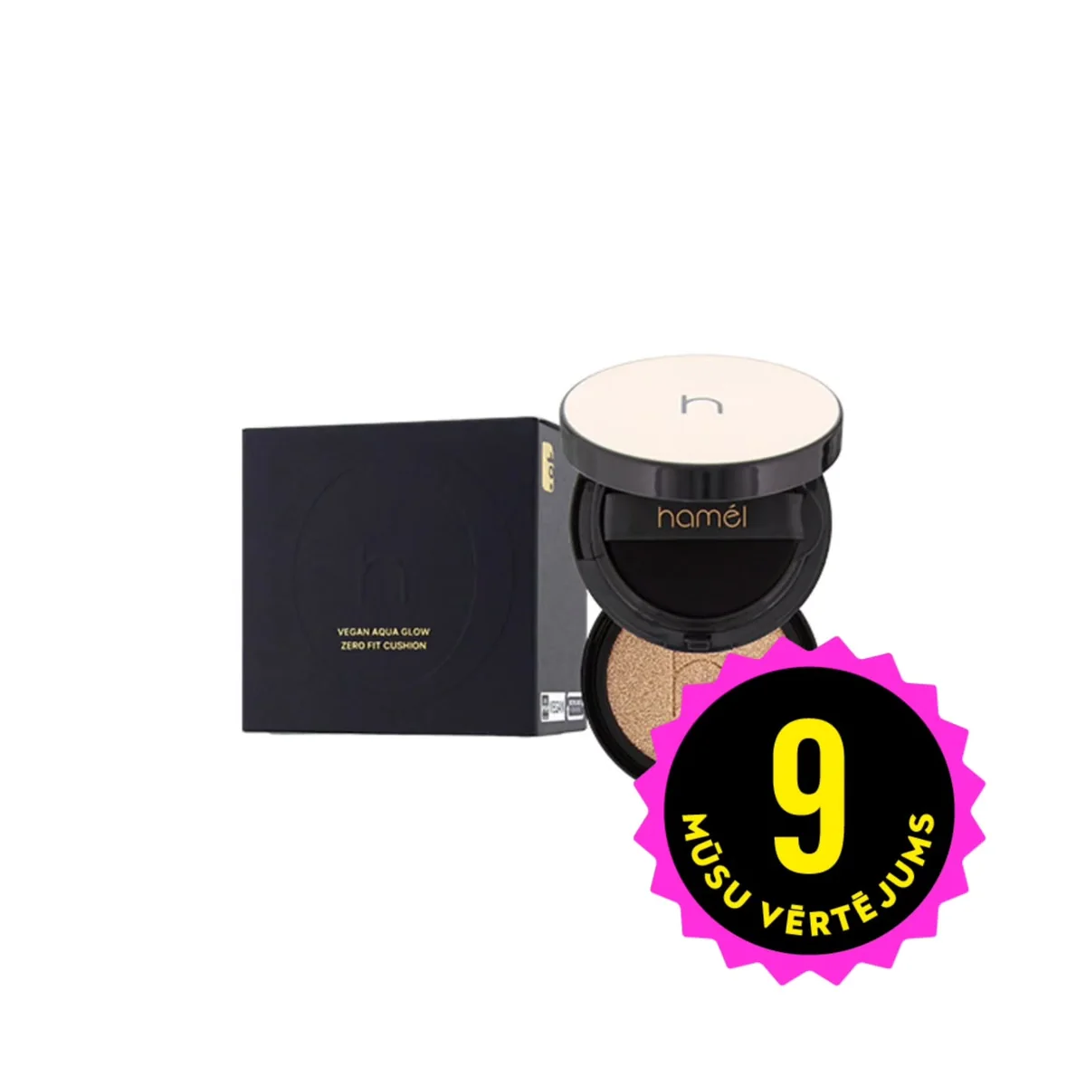 HAMEL Vegan Aqua Glow Zero-Fit SPF50+ PA++++ kušons