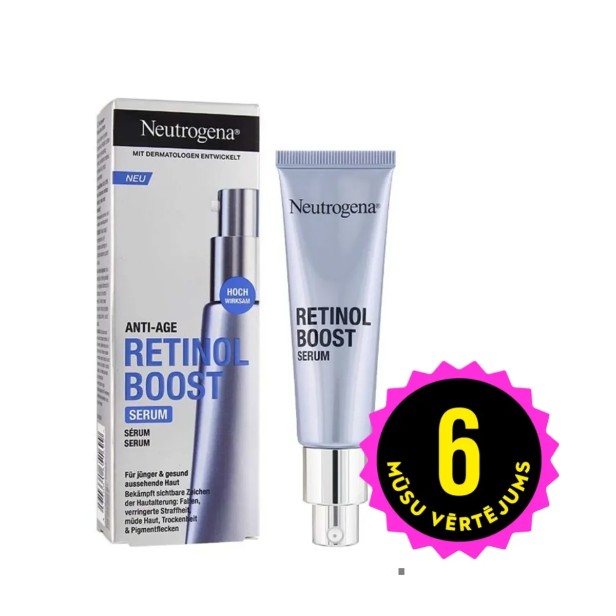 NEUTROGENA Anti-Age Retinol Boost serums sejai