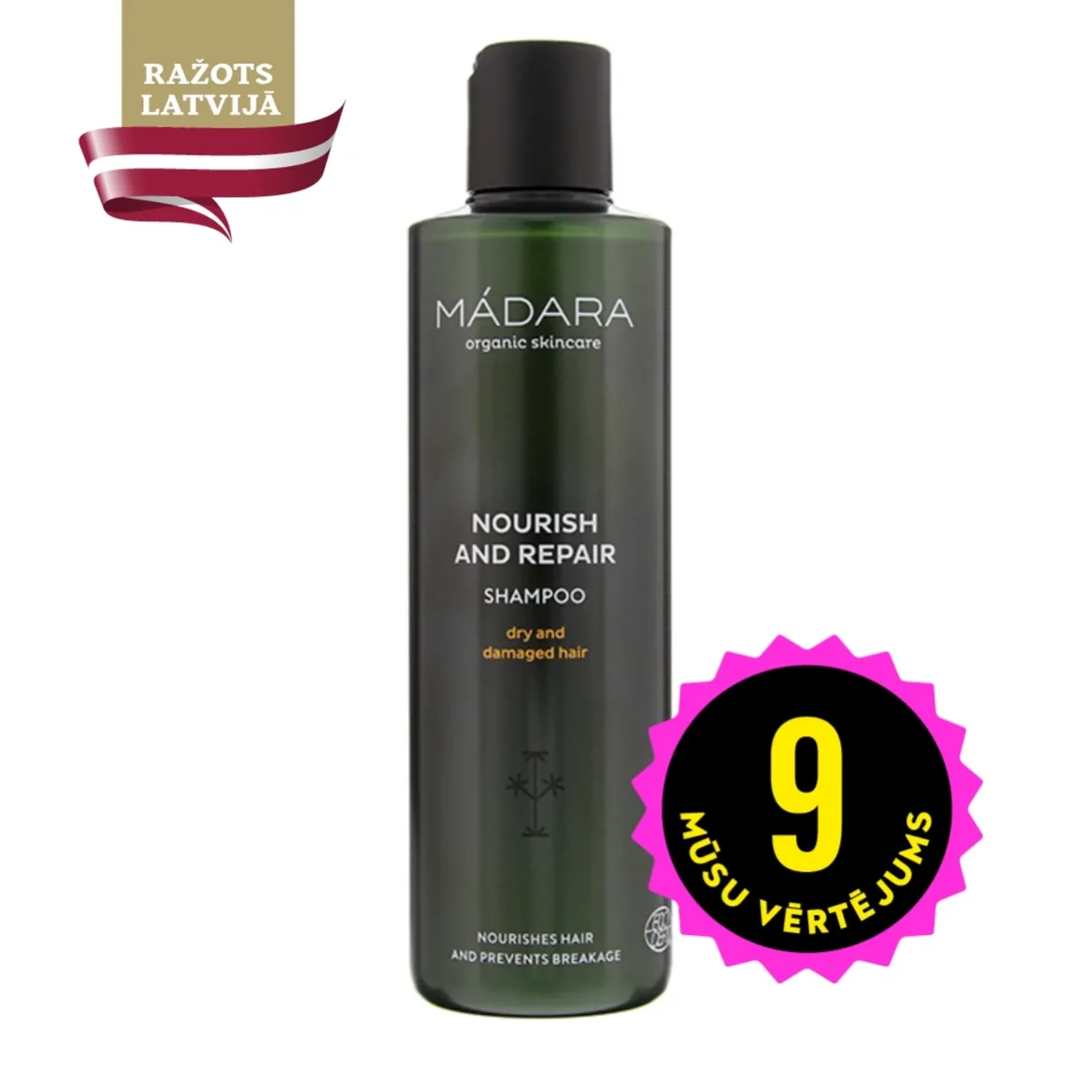 MADARA Nourish and Repair matu šampūns