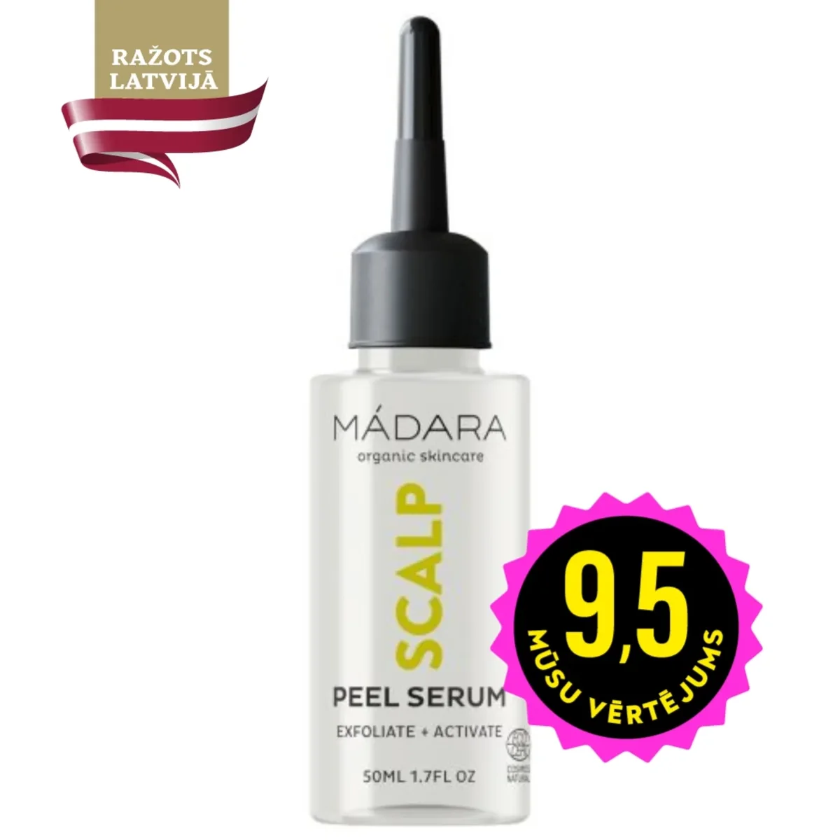 Madara pīlinga serums galvas ādai