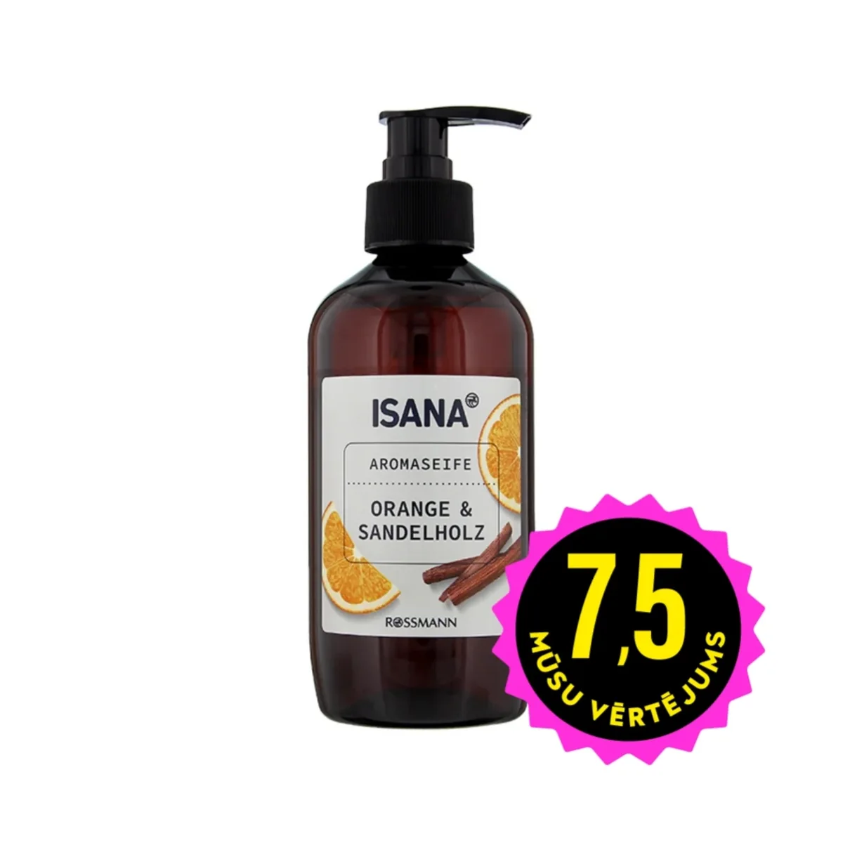 ISANA Orange & Sandelholz aromātiskās šķidrās ziepes