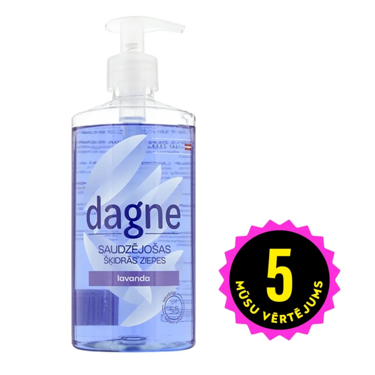 DAGNE Šķidrās ziepes Lavanda