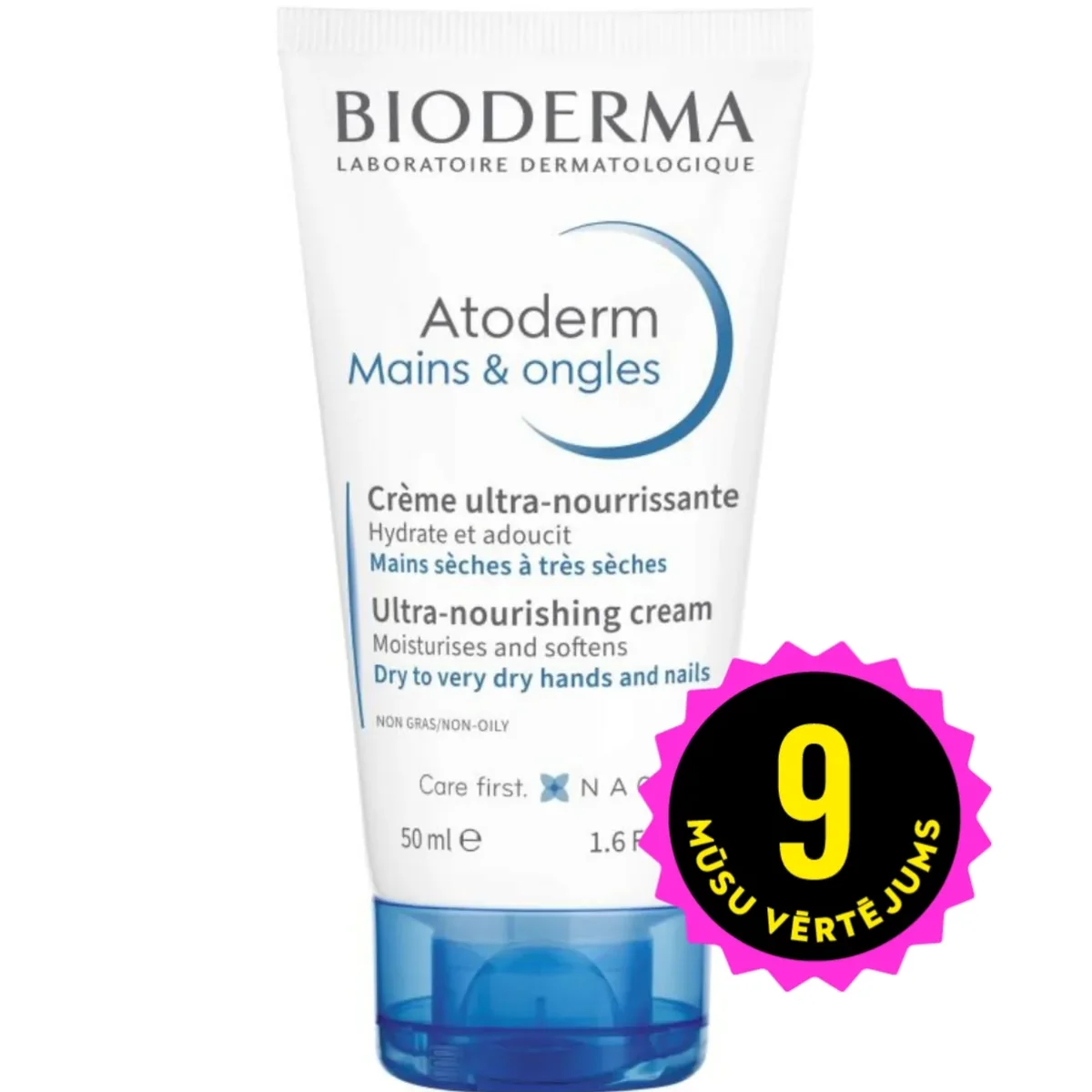 BIODERMA Atoderm Mains & Ongles roku krēms