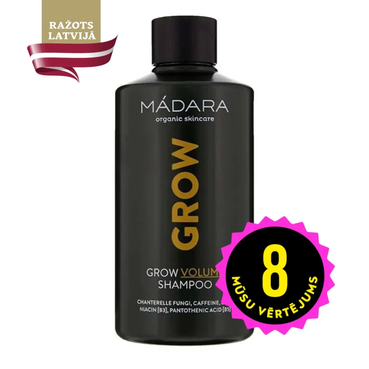 MADARA GROW Volume šampūns matiem