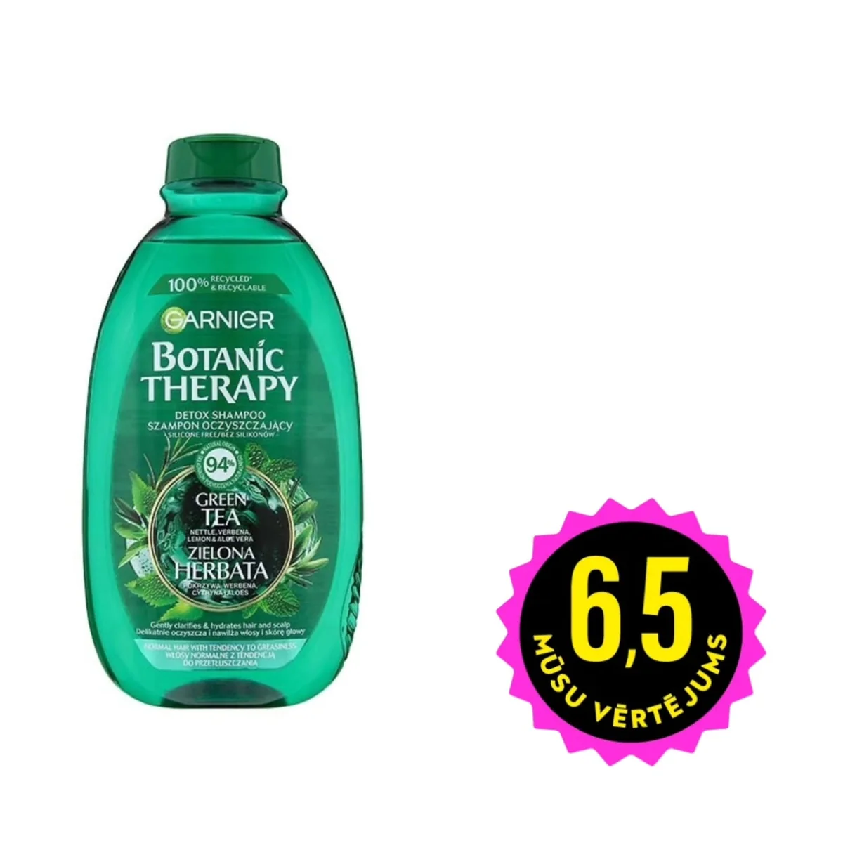 BOTANIC THERAPY Green Tea attīrošs šampūns