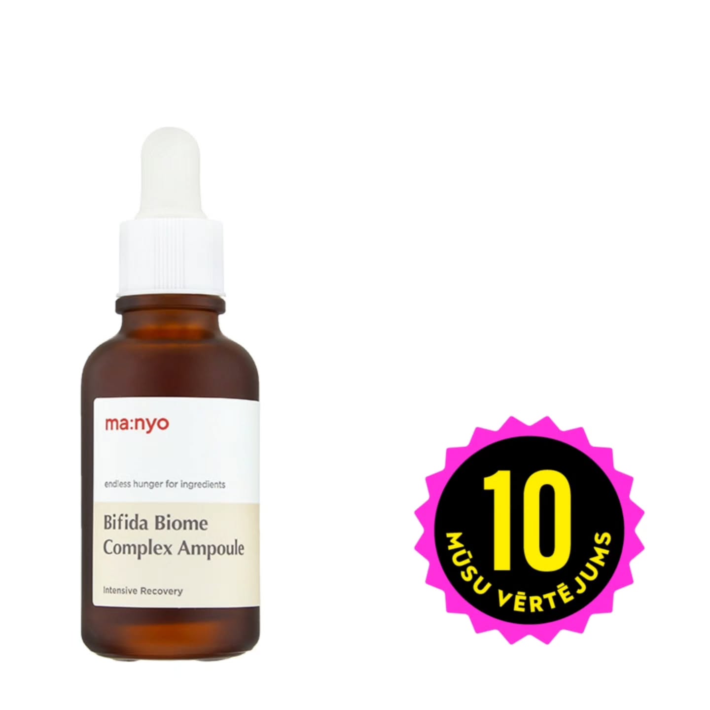 MANYO Bifida Biome Complex Ampoule ampulas serums ar bifida kompleksu.