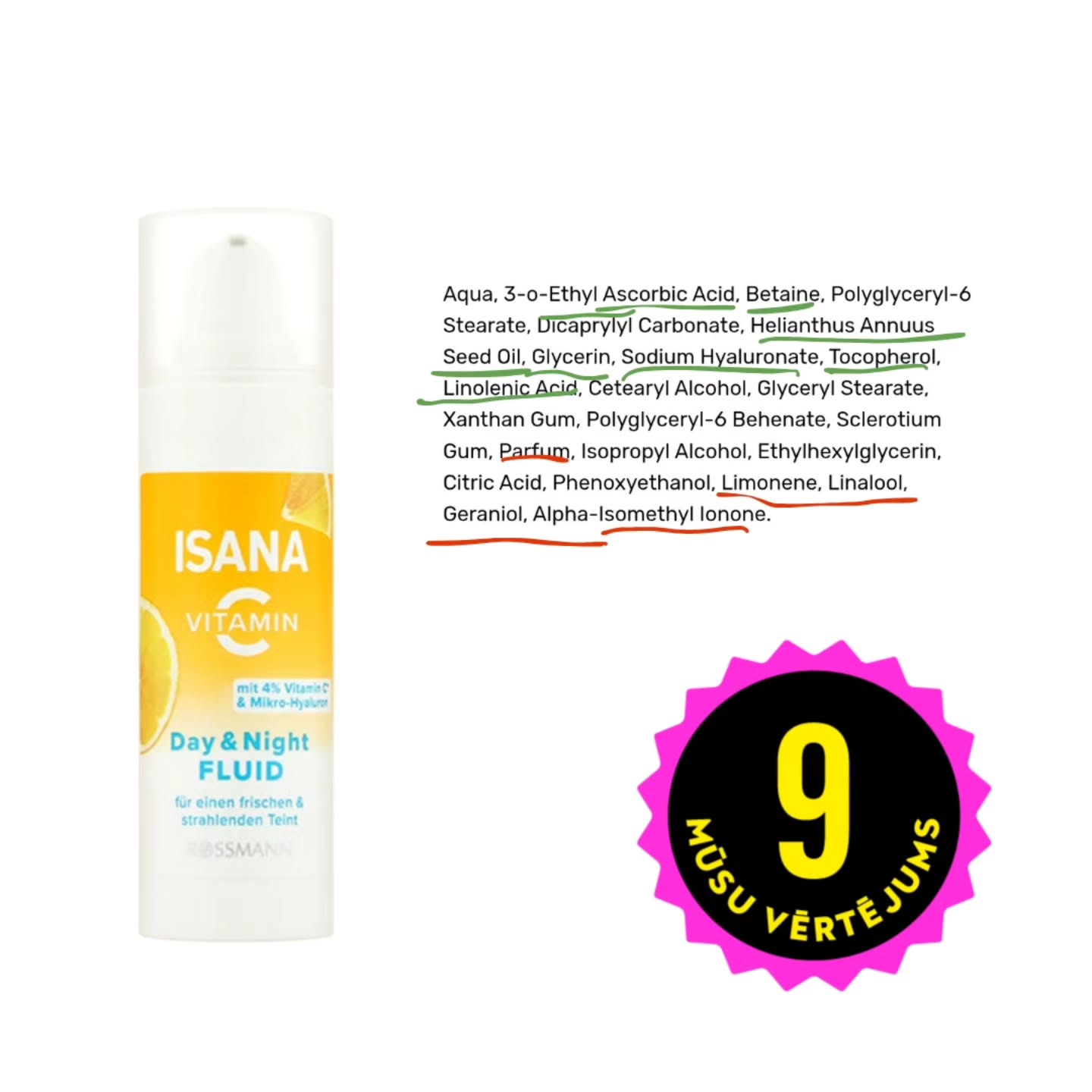 Isana C vitamīna fluīds