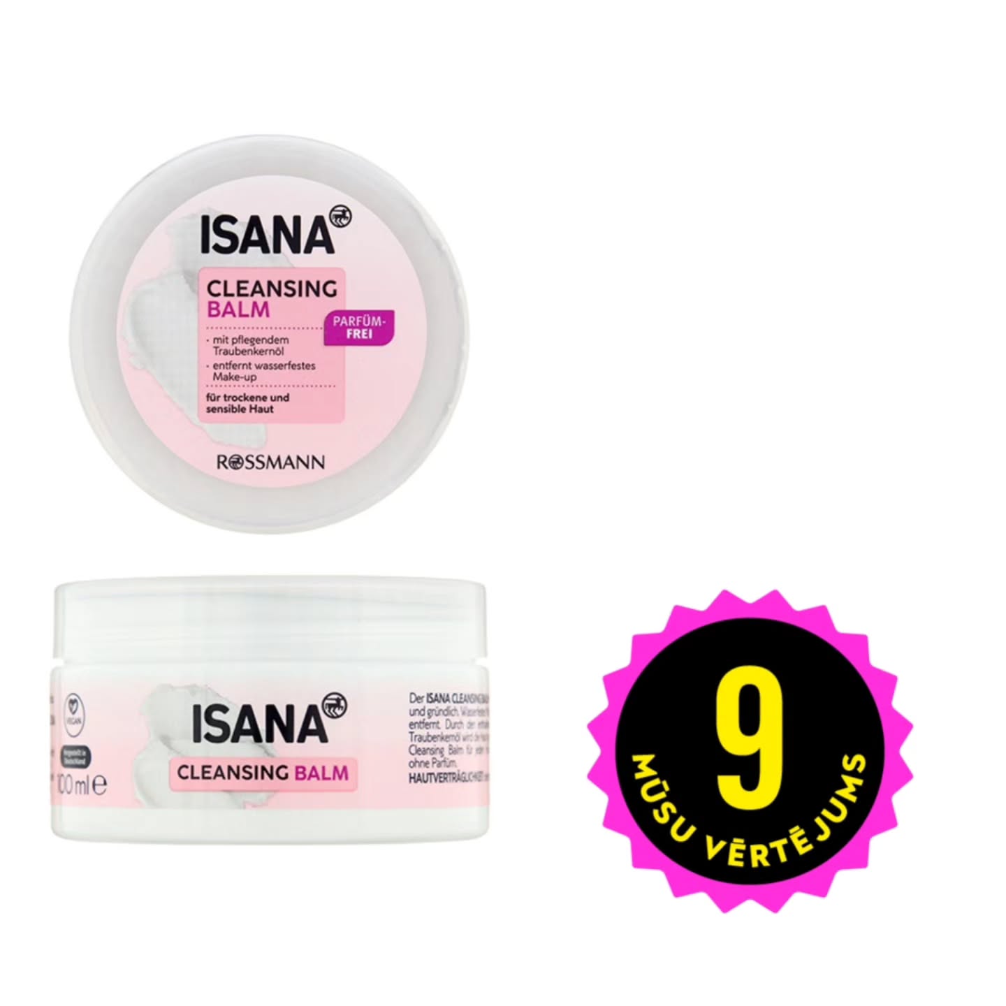 ISANA Cleansing Balm attīrošais balzams sejas ādai