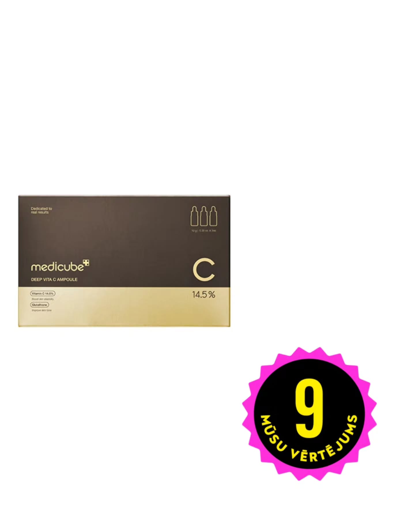 MEDICUBE Deep Vita C Ampoule 2.0 koncentrēta C vitamīna ampula