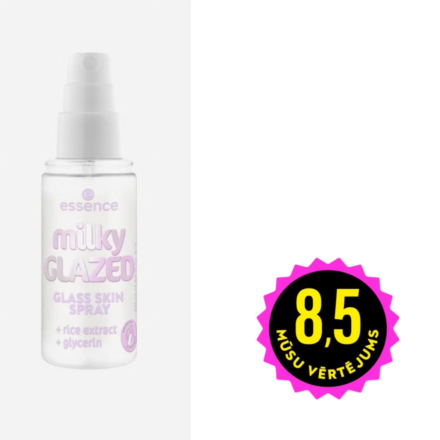 Essence.Milky GLAZED GLASS SKIN SPRAY sejas sprejs