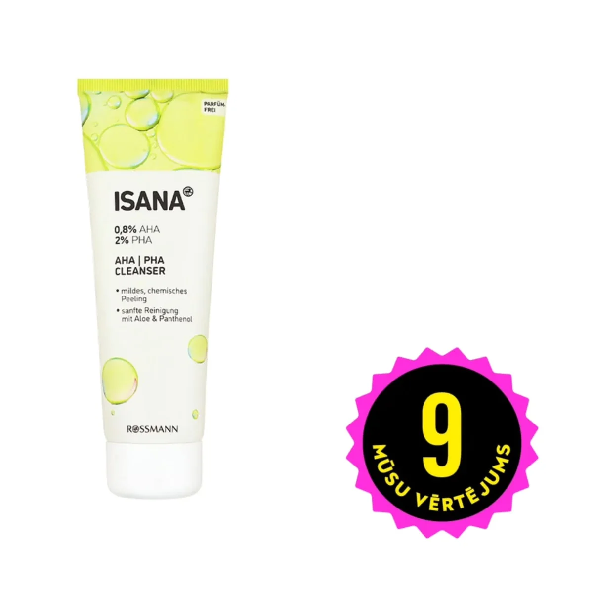 ISANA AHA/PHA želeja sejas attīrīšanai